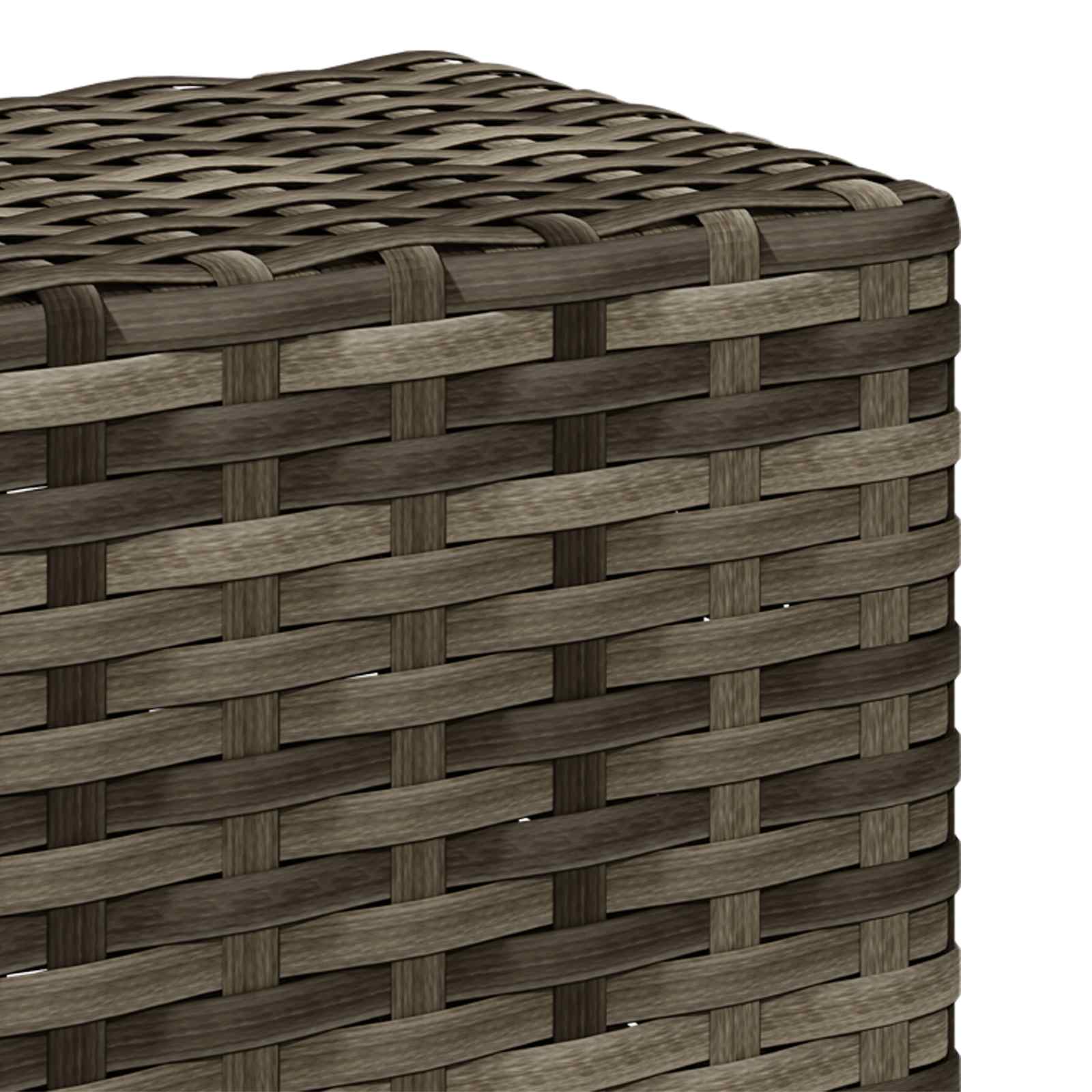 Outdoor-Sofagarnitur 4 stk. Natur und Beige Polyester