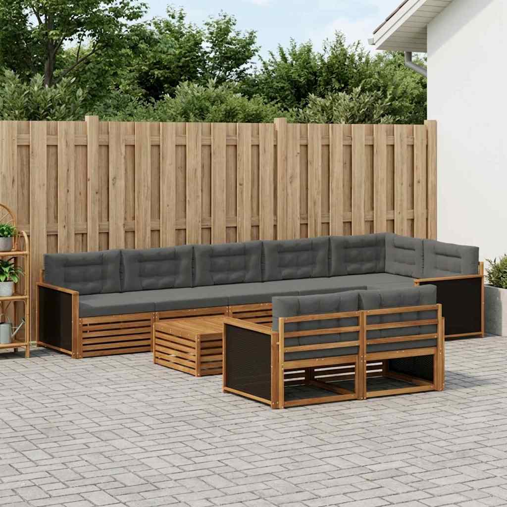 Outdoor-Sofagarnitur 9 stk.