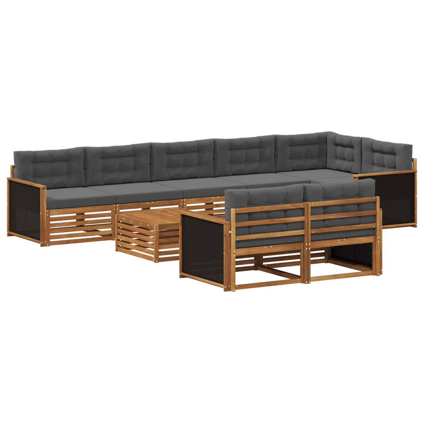 Outdoor-Sofagarnitur 9 stk.