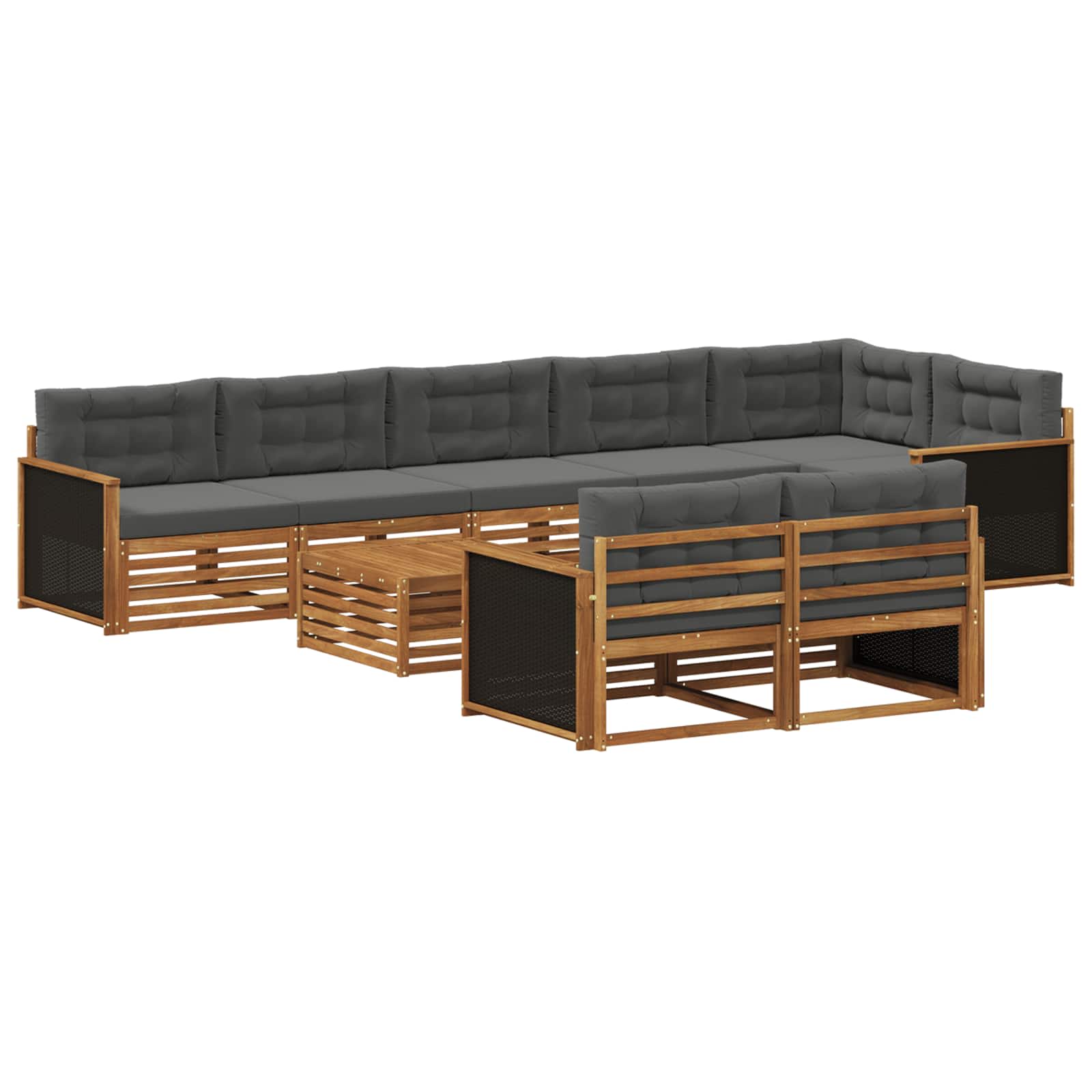 Outdoor-Sofagarnitur 9 stk.