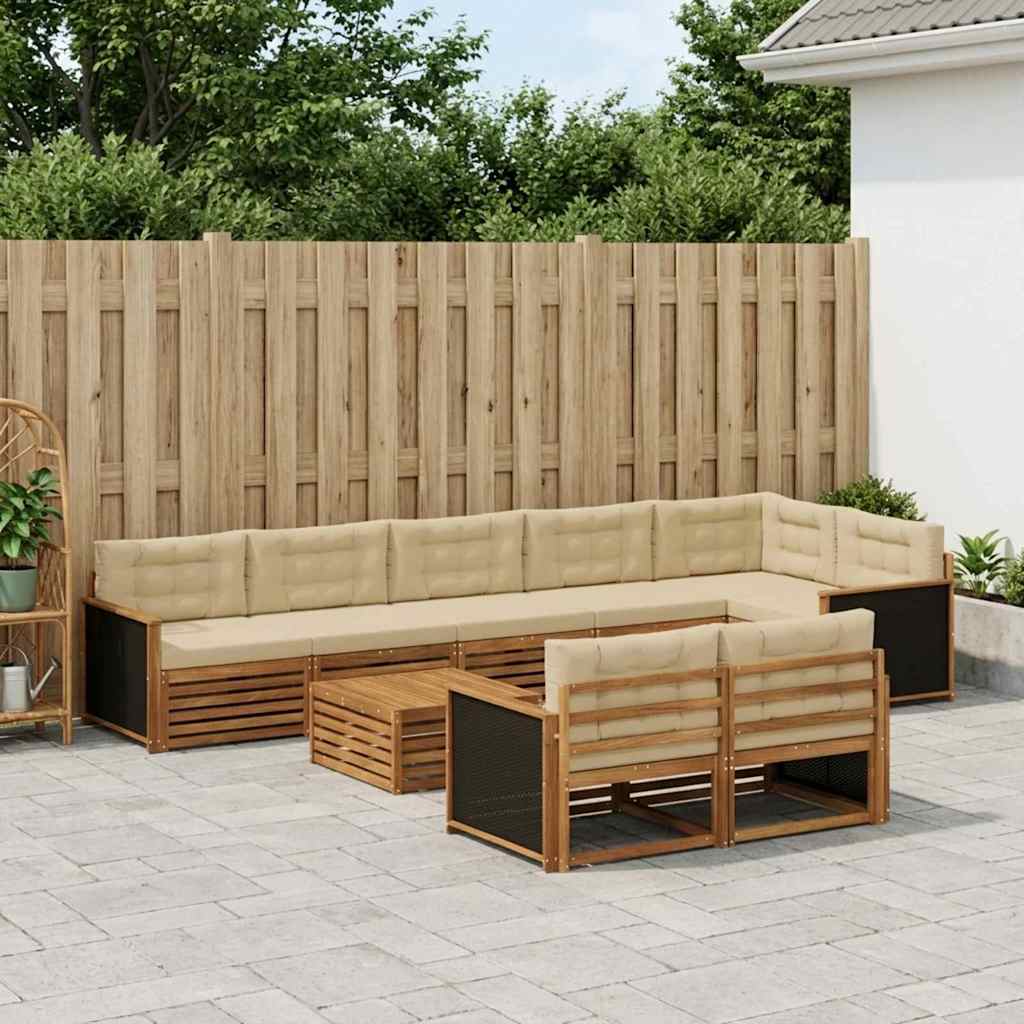 Outdoor-Sofagarnitur 9 stk.