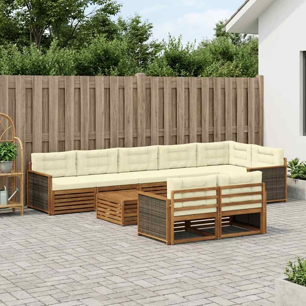Outdoor-Sofagarnitur 9 stk.