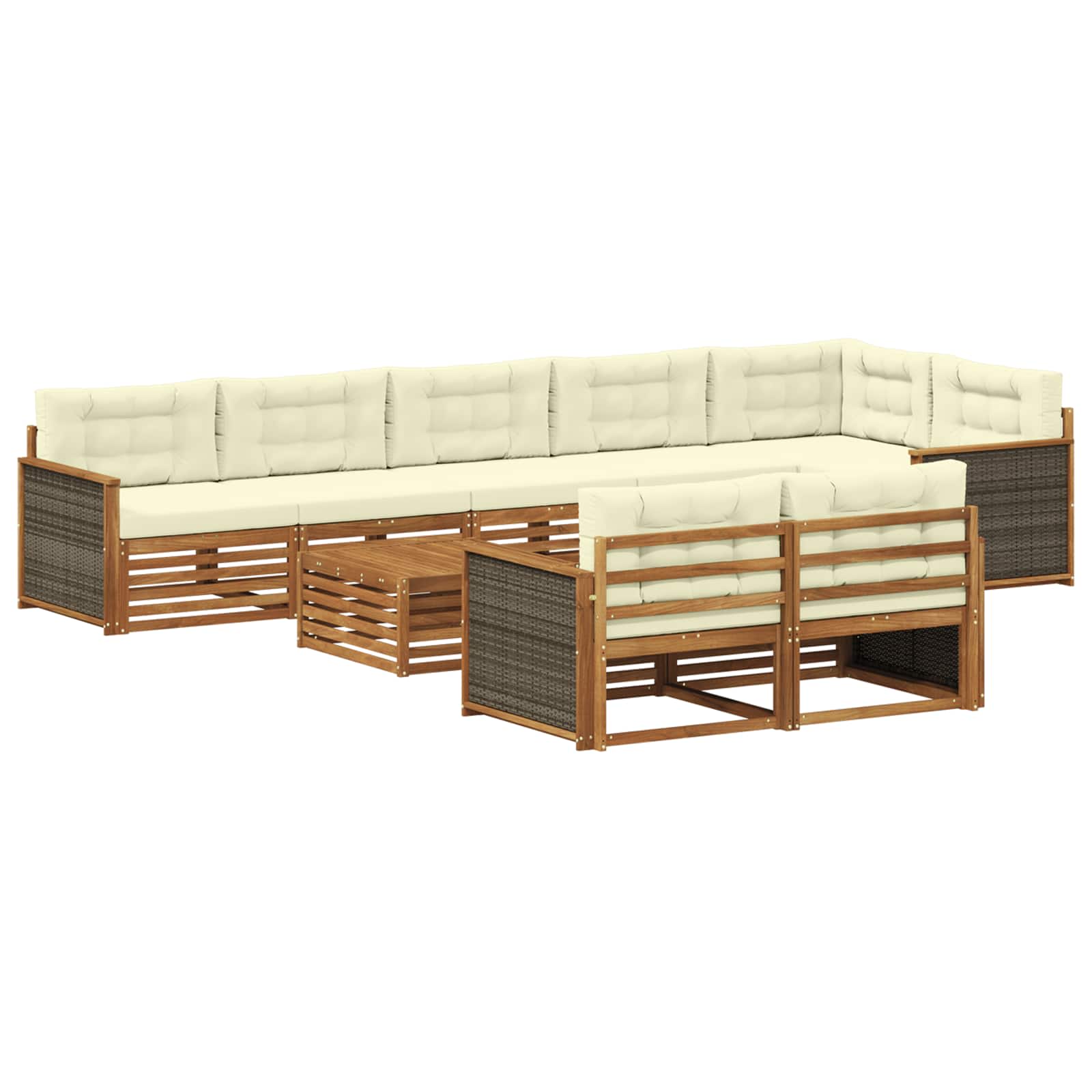 Outdoor-Sofagarnitur 9 stk.
