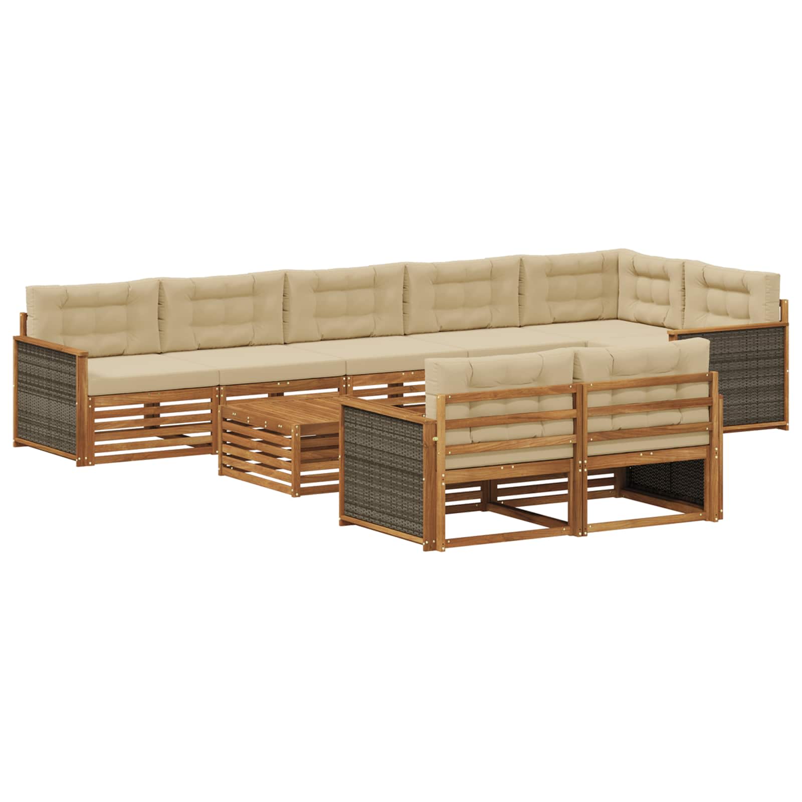 Outdoor-Sofagarnitur 9 stk.