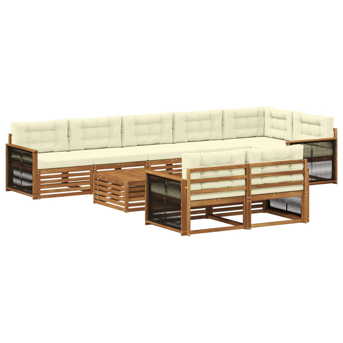 Outdoor-Sofagarnitur 9 stk.
