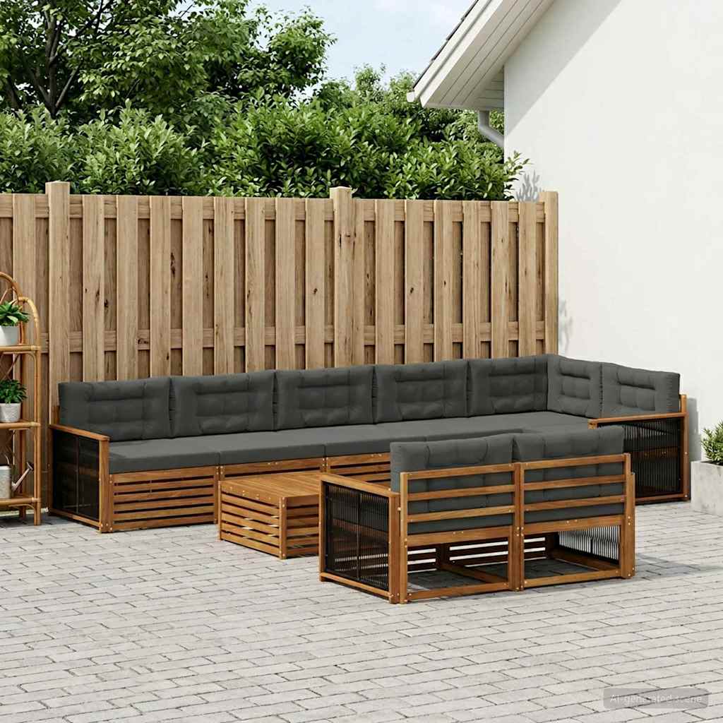 Outdoor-Sofagarnitur 9 stk.