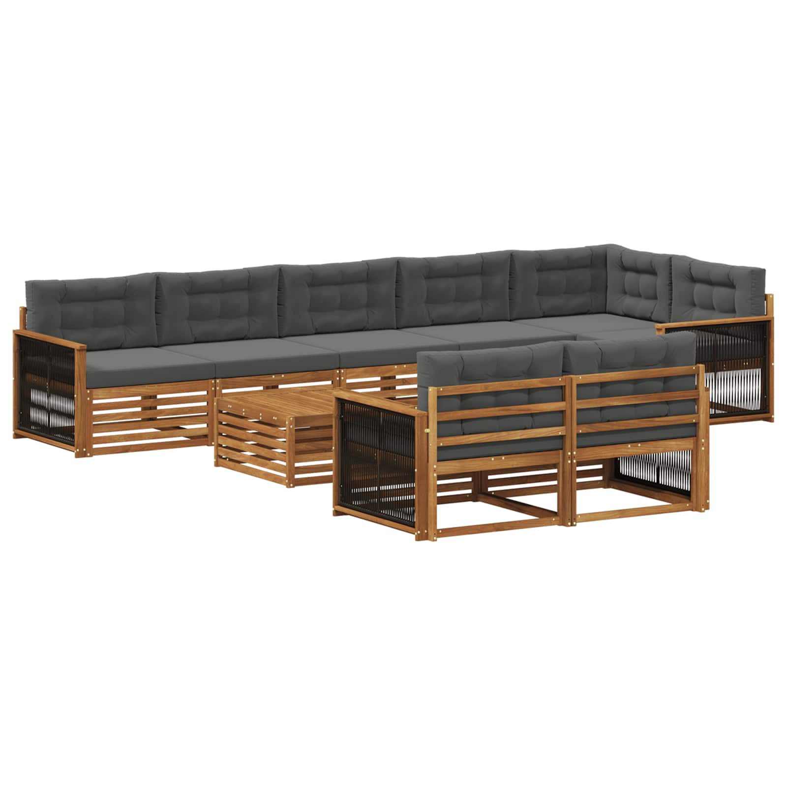 Outdoor-Sofagarnitur 9 stk.