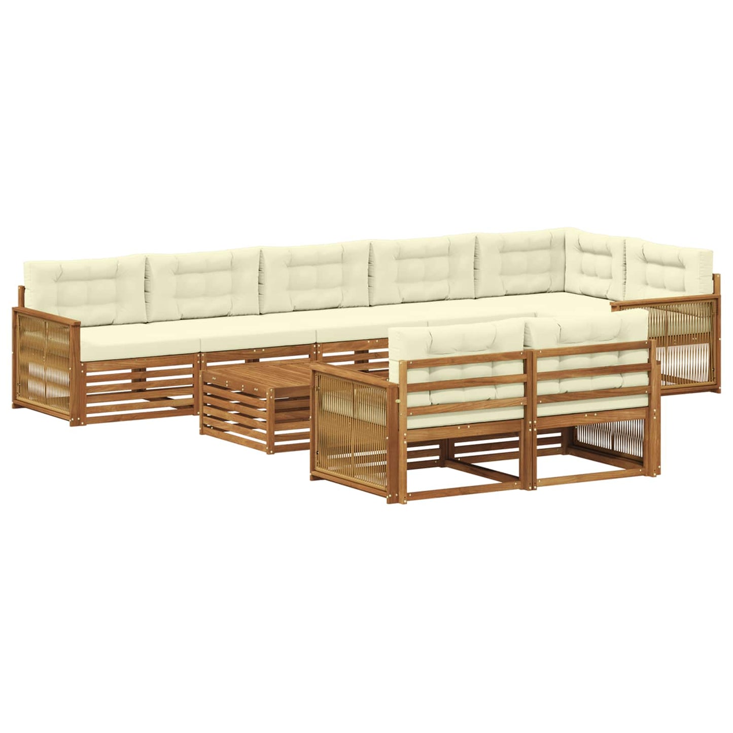 Outdoor-Sofagarnitur 9 stk.