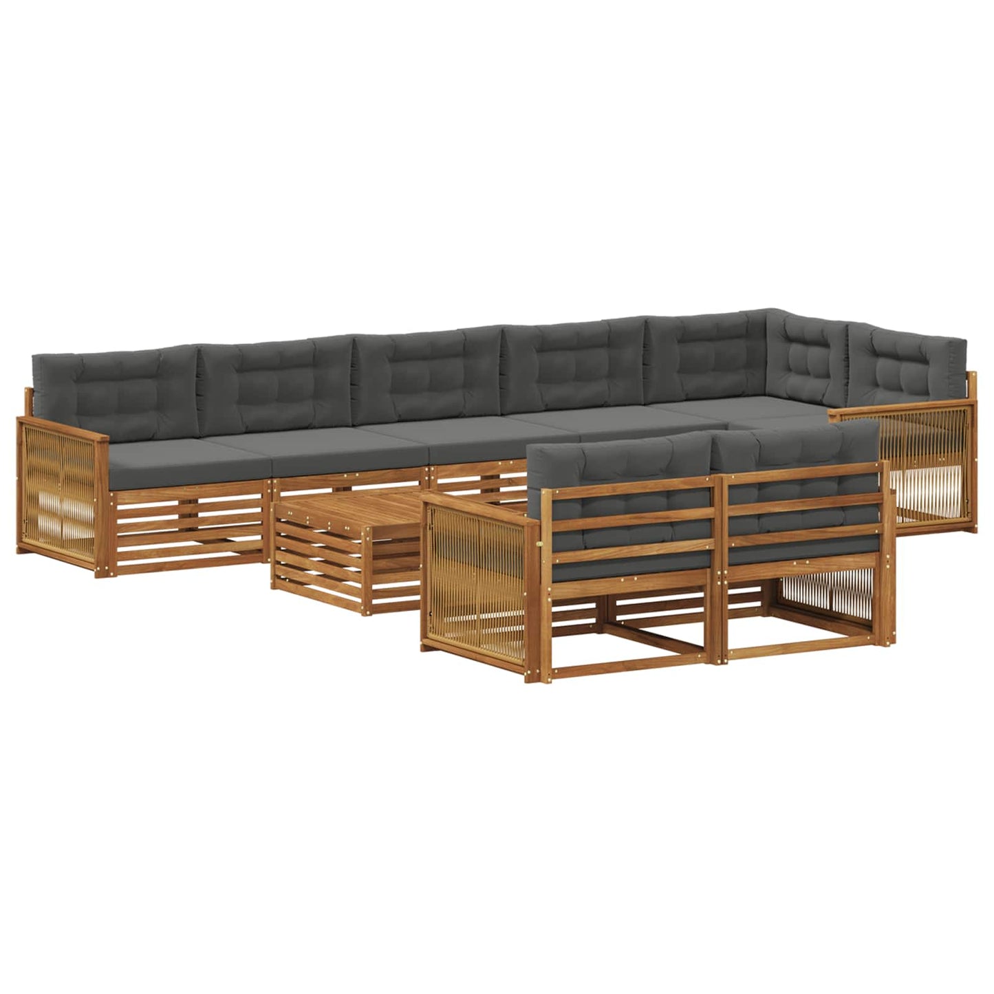 Outdoor-Sofagarnitur 9 stk.