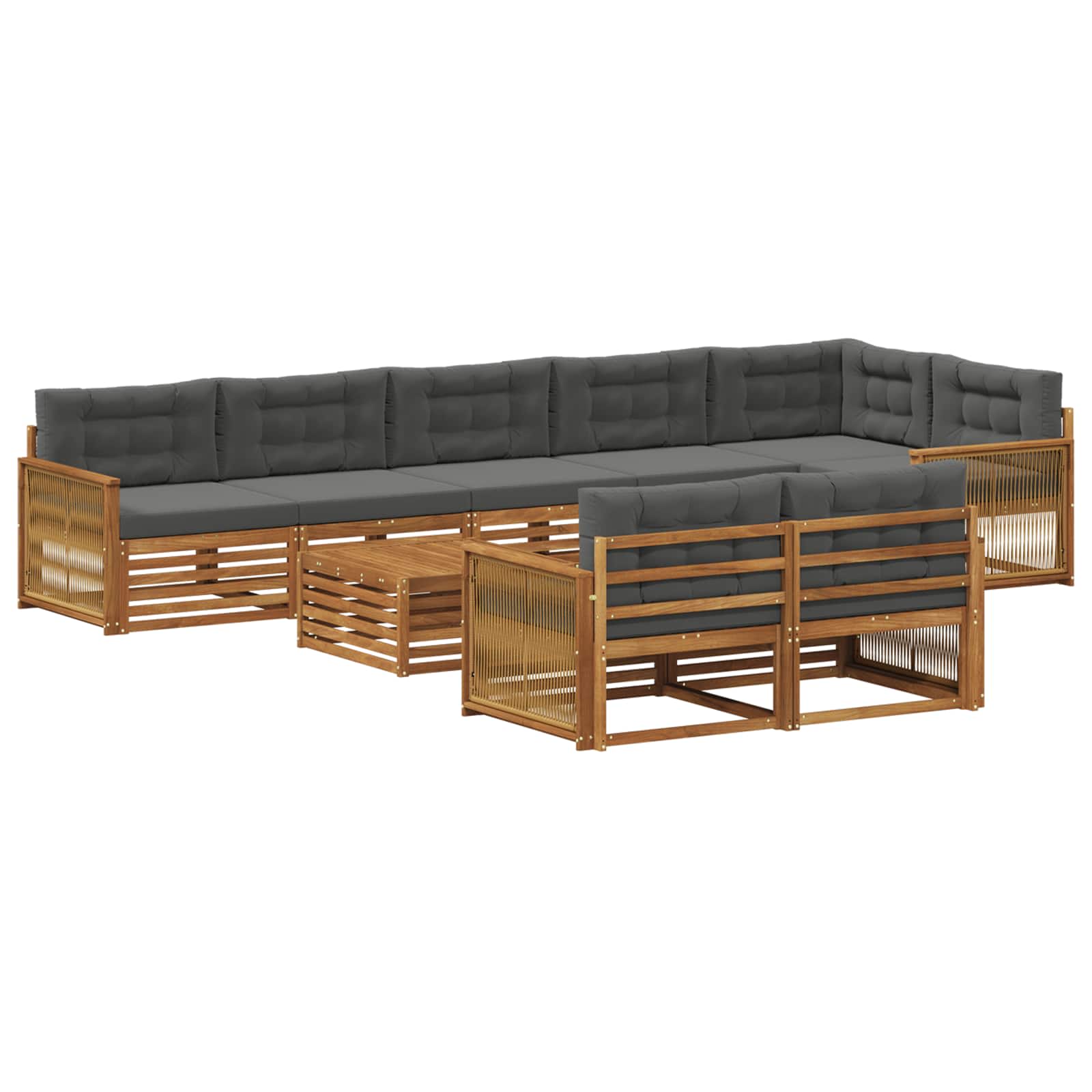 Outdoor-Sofagarnitur 9 stk.