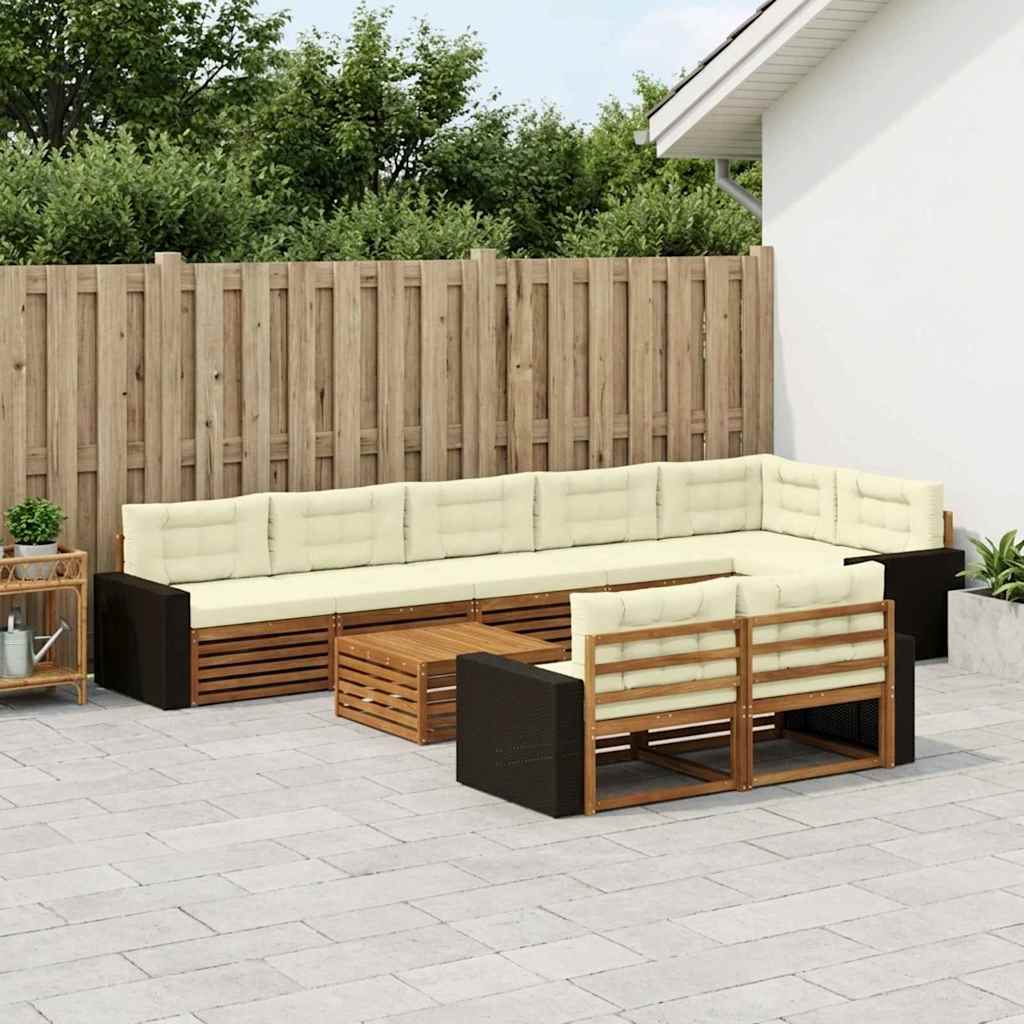 Outdoor-Sofagarnitur 9 stk.