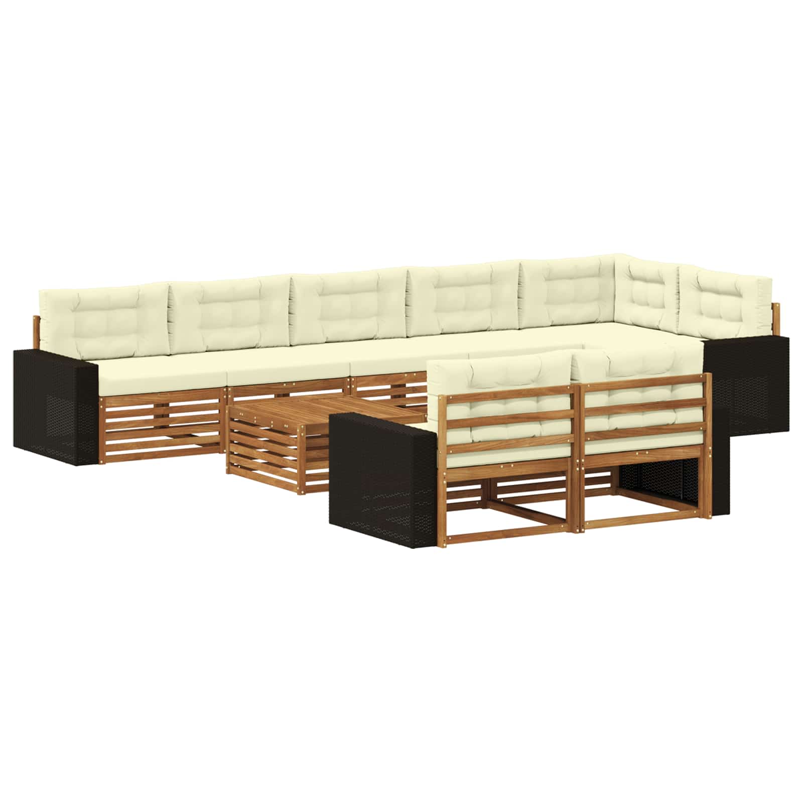 Outdoor-Sofagarnitur 9 stk.