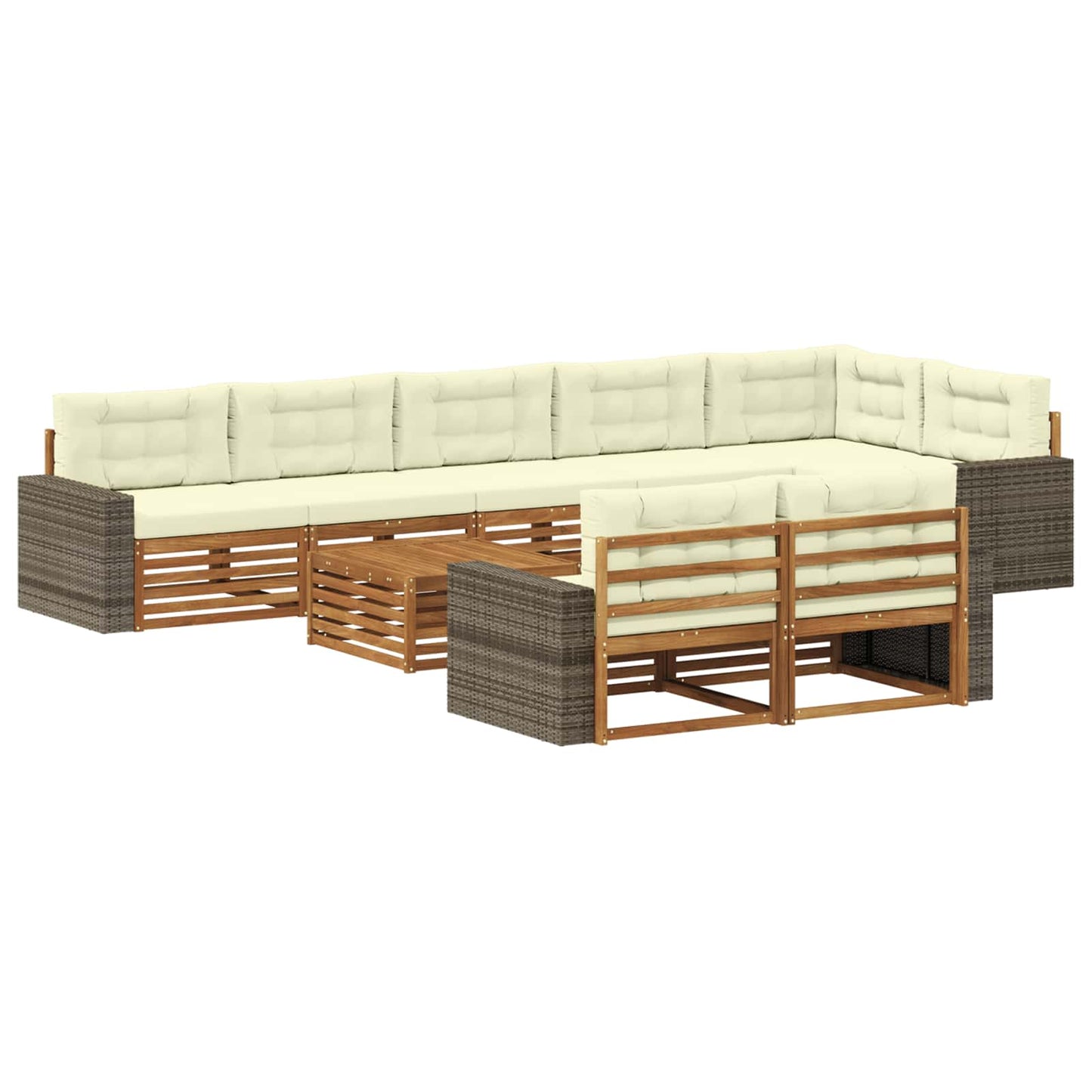 Outdoor-Sofagarnitur 9 stk.
