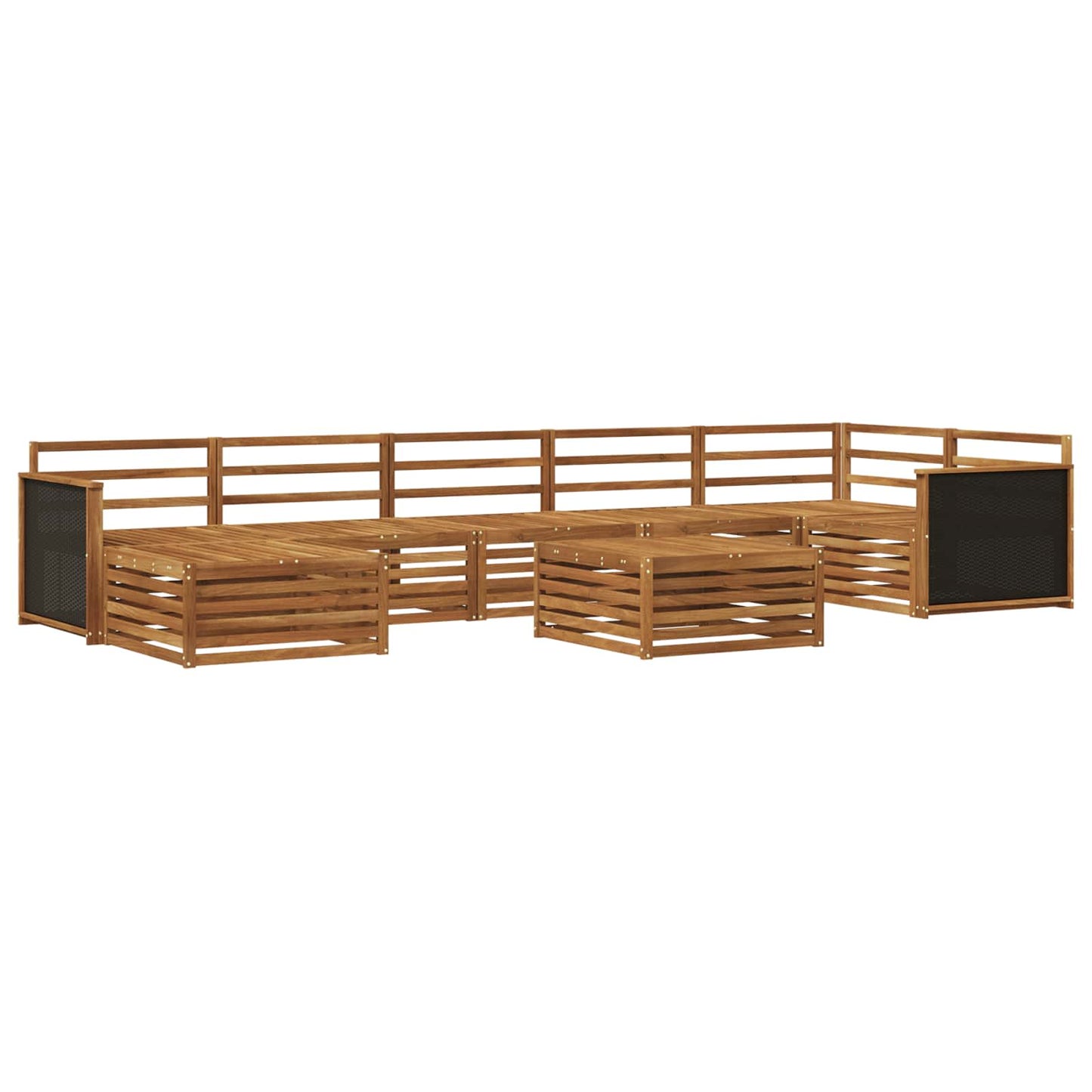 Outdoor-Sofagarnitur 8 pcs Natur