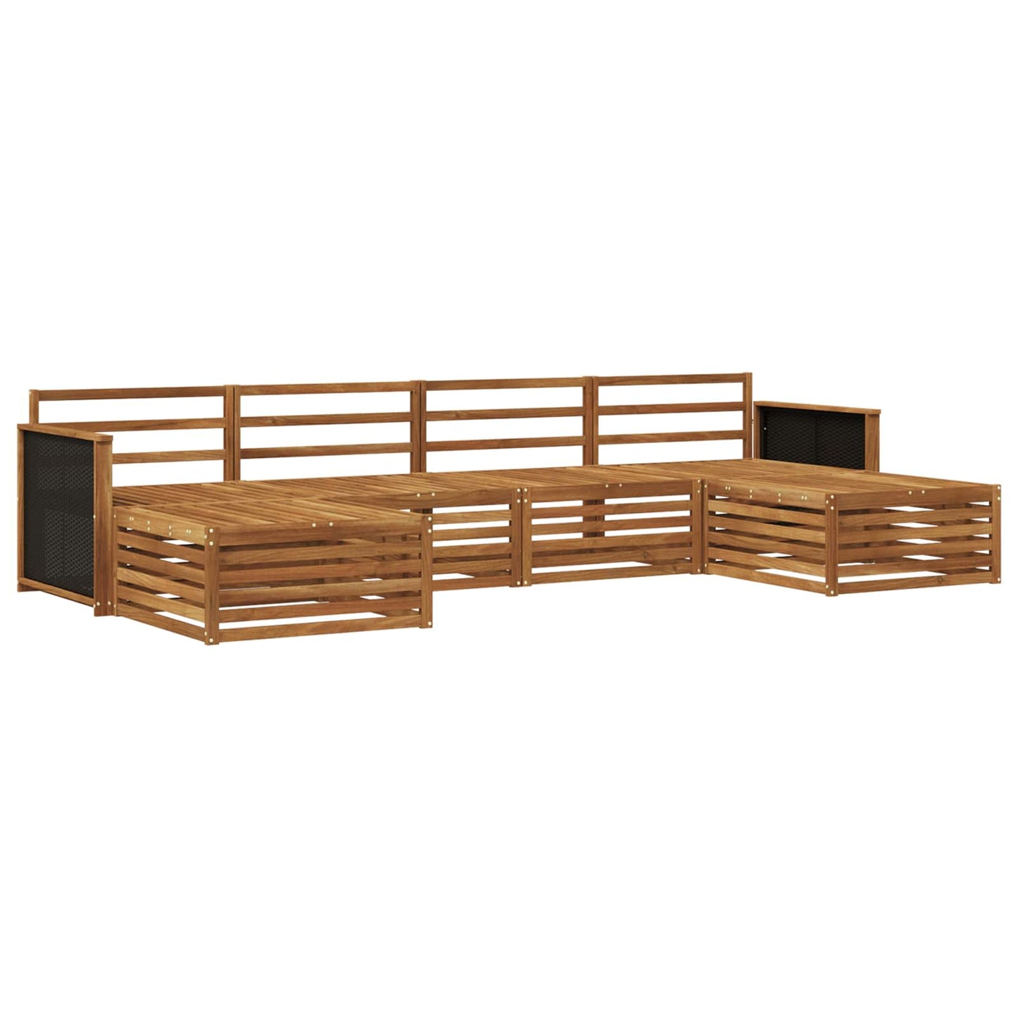 Sofagarnituren 6 pcs Massivholz Akazie