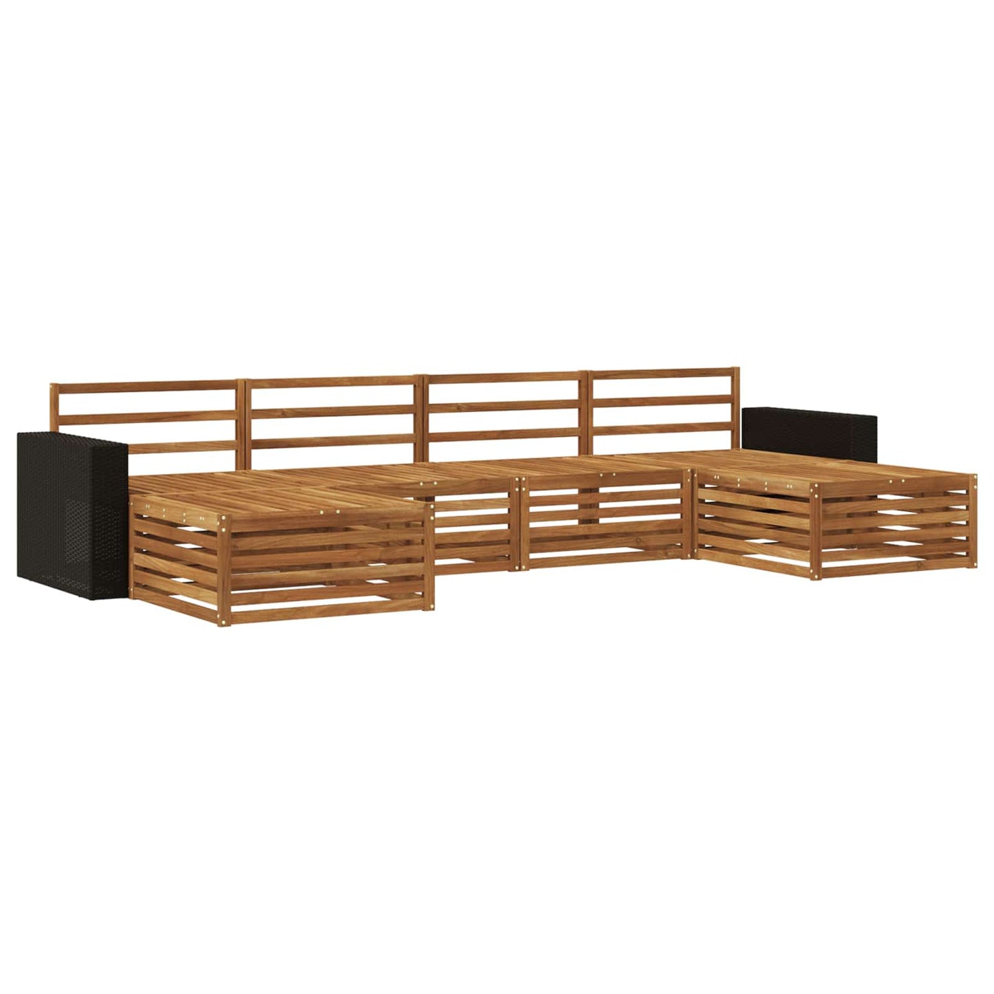 Sofagarnituren 6 pcs Massivholz Akazie