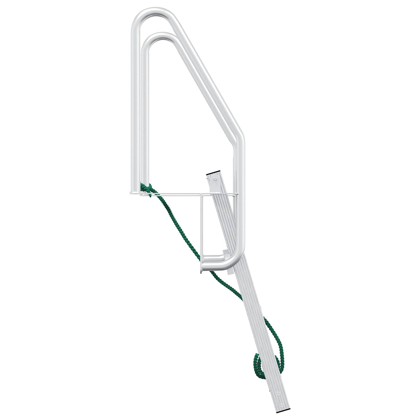 3-Step Dock Ladder Silber 58 x 77 x 144 cm Aluminium