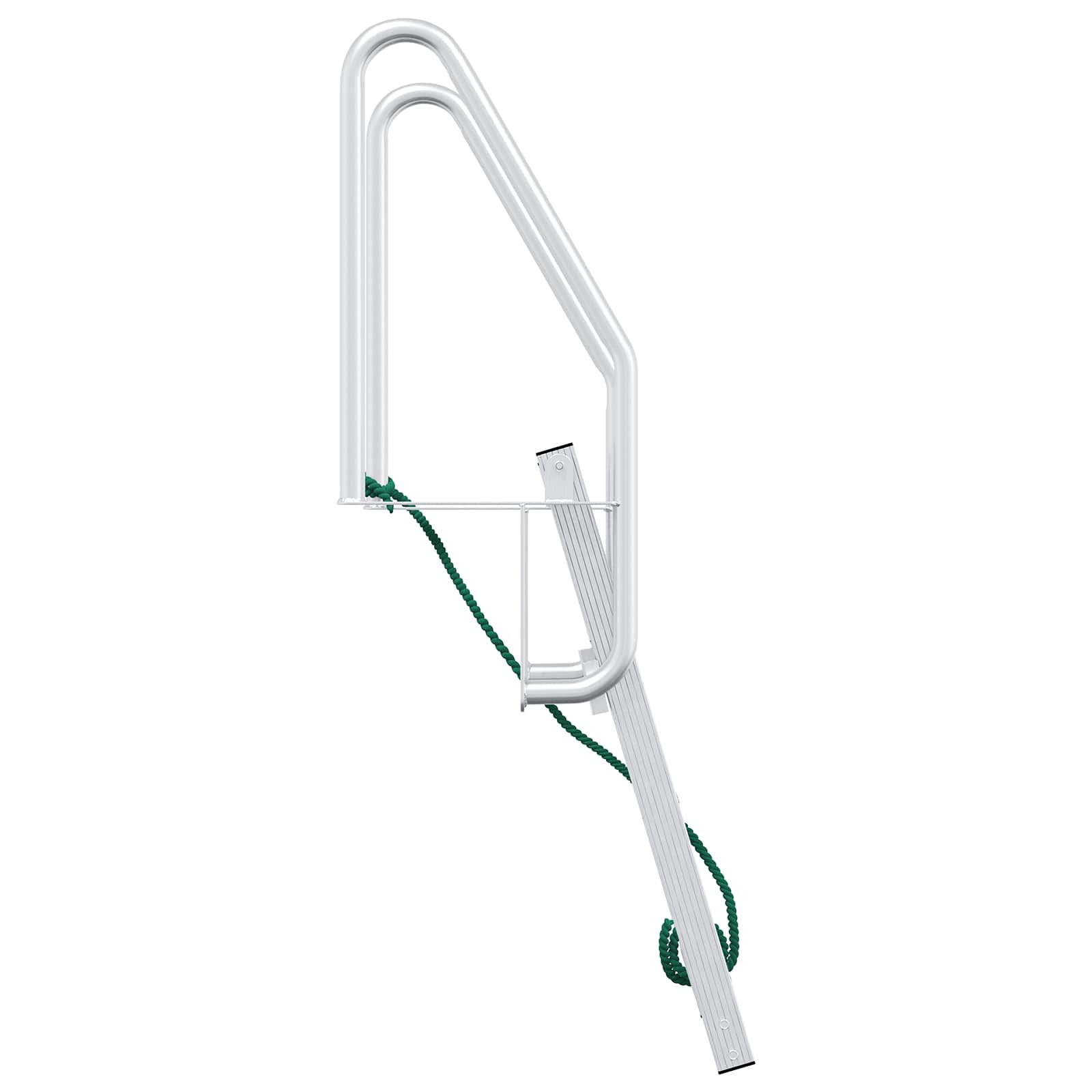 3-Step Dock Ladder Silber 58 x 77 x 144 cm Aluminium