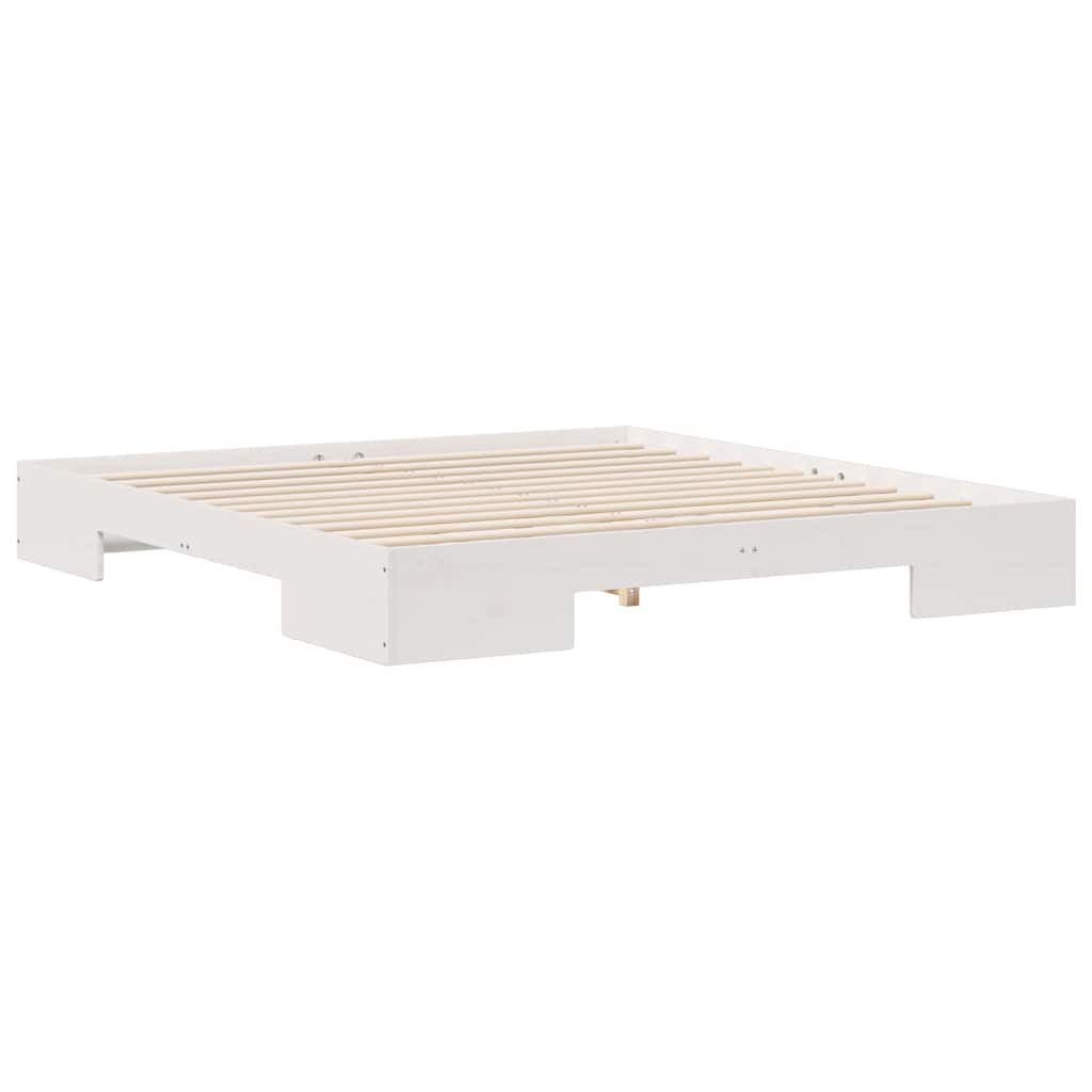 Bettgestell Weiß 200 x 200 cm