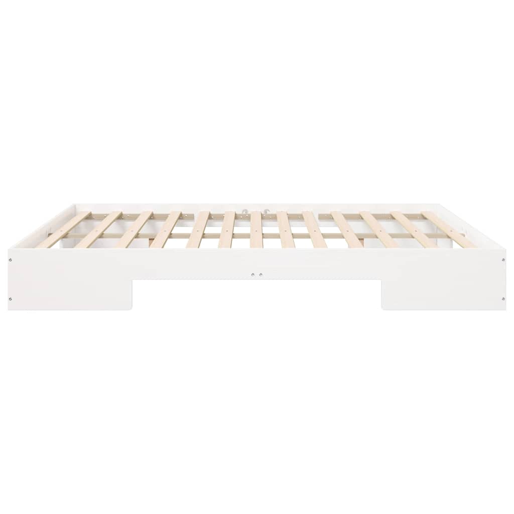 Bettgestell Weiß 200 x 200 cm