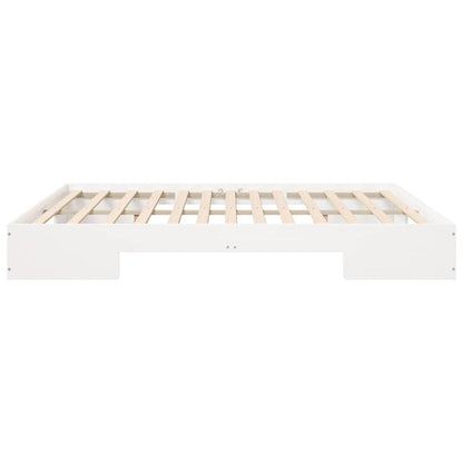 Bettgestell Weiß 200 x 200 cm