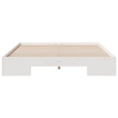 Bettgestell Weiß 150 x 200 cm