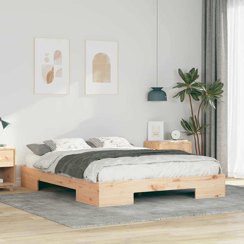 Bettgestell Braun 140 x 200 cm