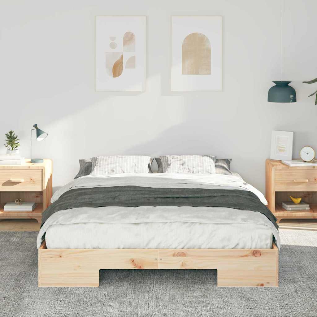 Bettgestell Braun 140 x 200 cm