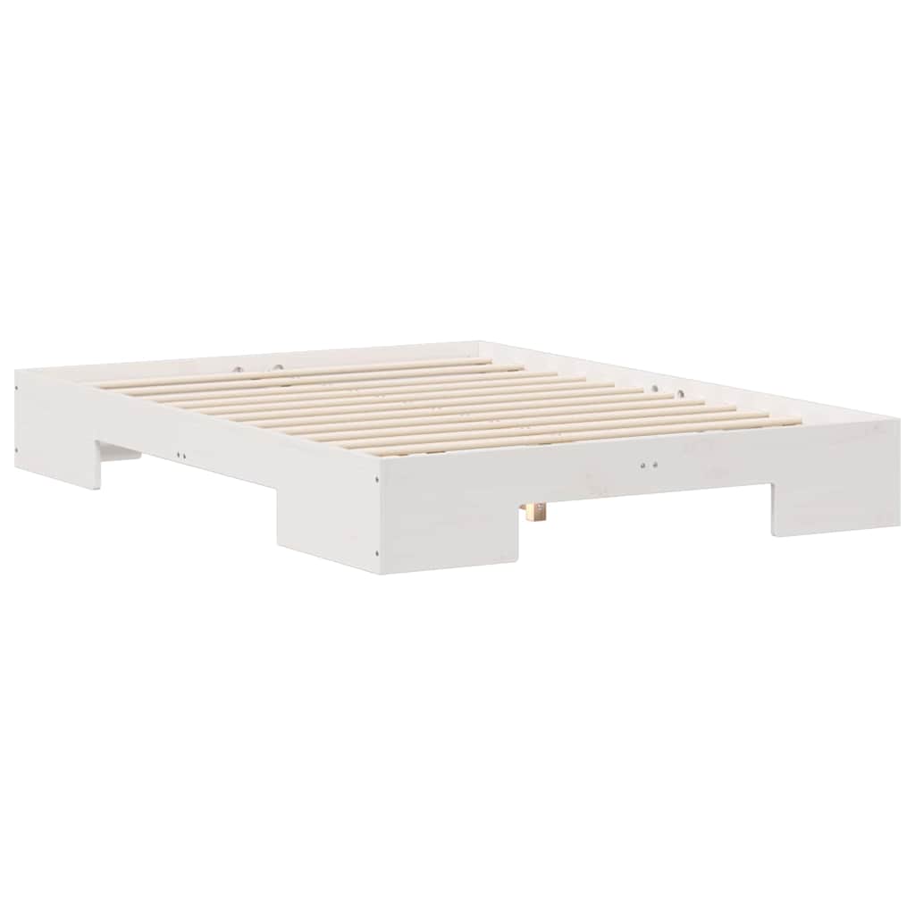Bettgestell Weiß 140 x 190 cm
