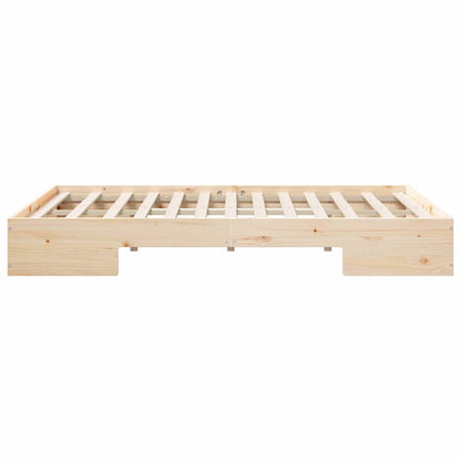 Bettgestell Braun 135 x 190 cm