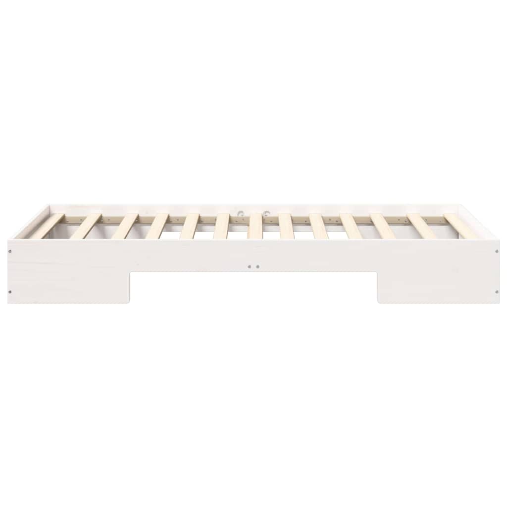 Bettgestell Weiß 80 x 200 cm