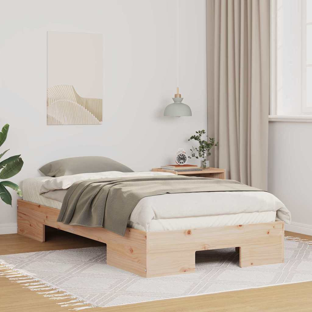 Bettgestell Braun 90 x 190 cm