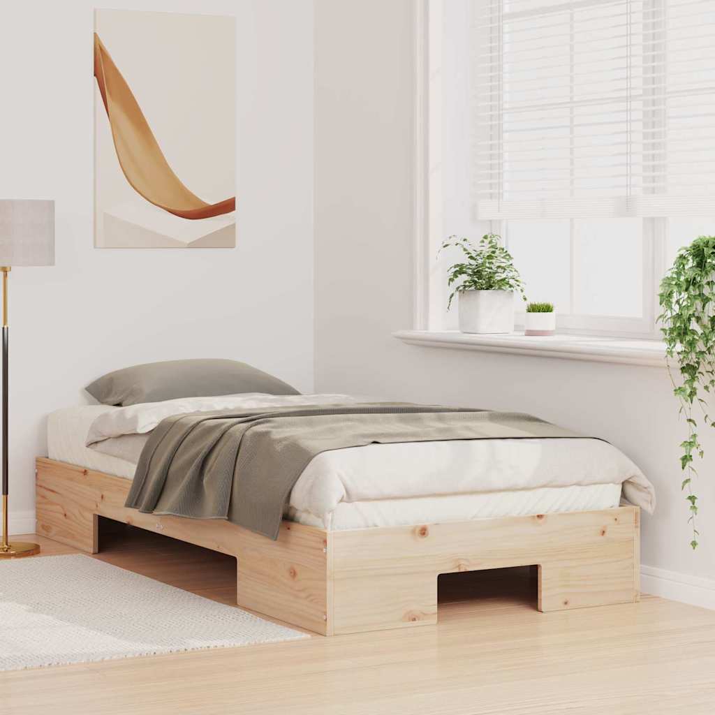 Bettgestell Braun 90 x 190 cm