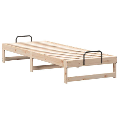 Bettrahmen Braun 80 x 210 cm Massives Kiefernholz