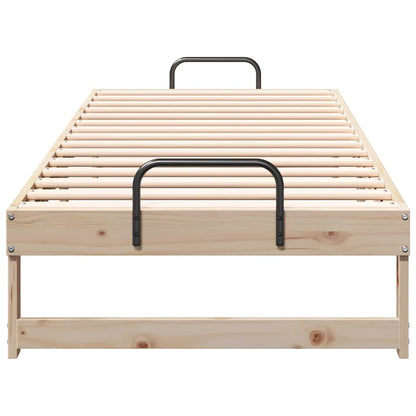 Bettrahmen Braun 80 x 210 cm Massives Kiefernholz