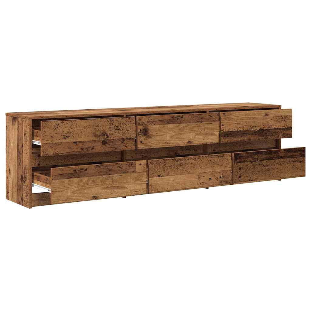 TV-Einheiten 180 x 34 x 50 cm Altholz Holzwerkstoff