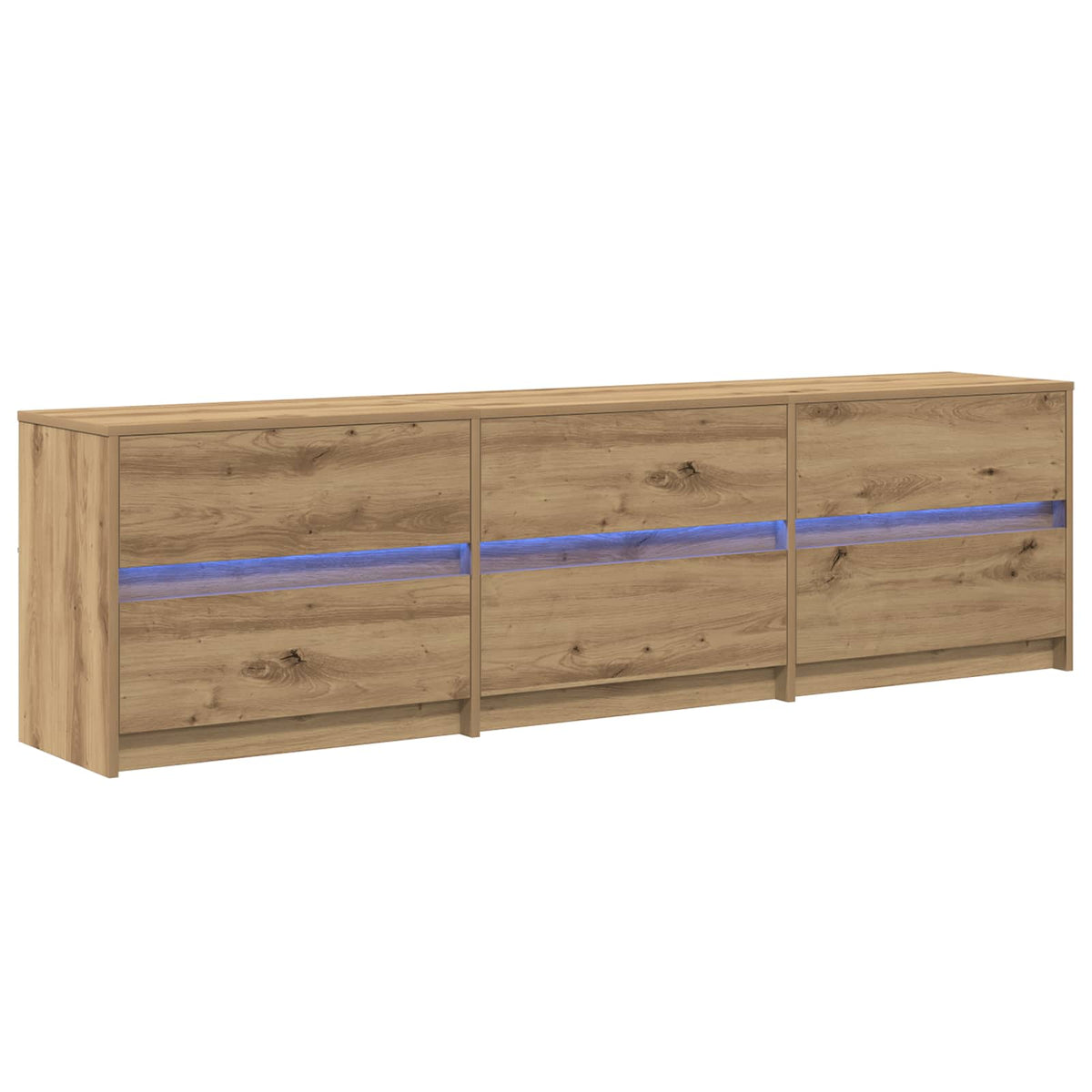 TV-Einheiten 2 stk. Artisan-Eiche Holzwerkstoff