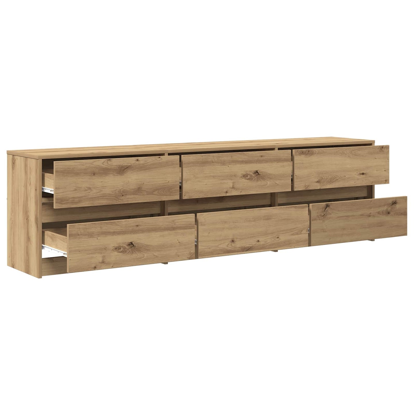 TV-Einheiten 2 stk. Artisan-Eiche Holzwerkstoff