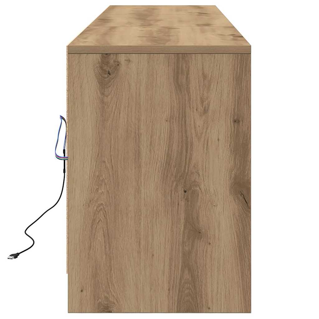 TV-Einheiten 2 stk. Artisan-Eiche Holzwerkstoff