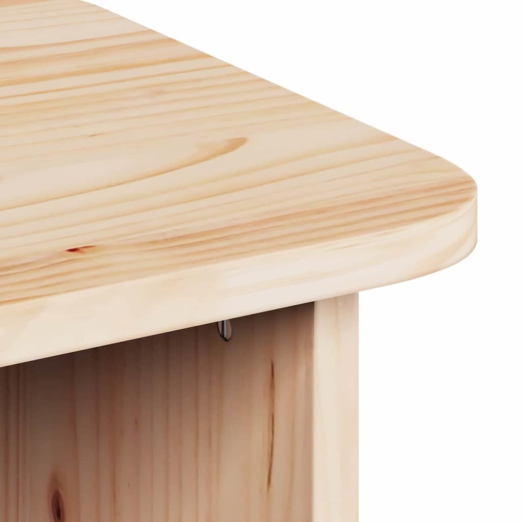 Couchtisch 2 stk. Natur 100 x 69 x 35,5 cm Massivholz Kiefer