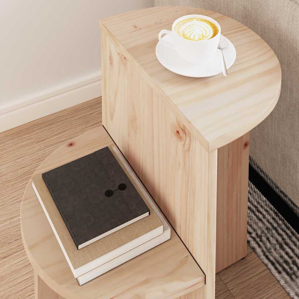 Couchtisch Natur 50 x 40 x 50 cm Massivholz Kiefer
