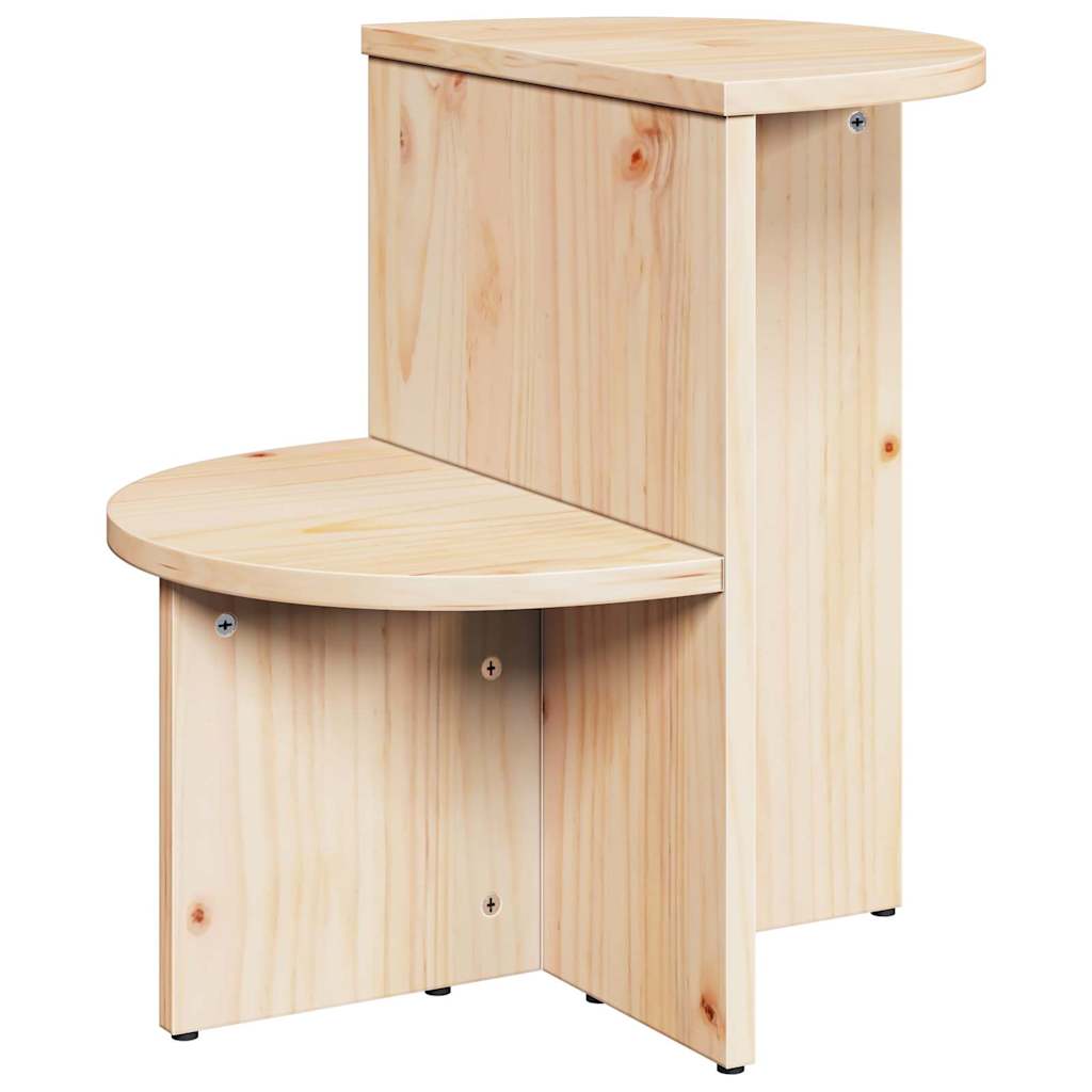 Couchtisch Natur 50 x 40 x 50 cm Massivholz Kiefer