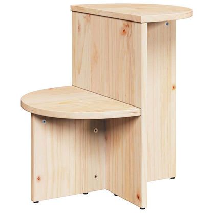 Couchtisch Natur 50 x 40 x 50 cm Massivholz Kiefer