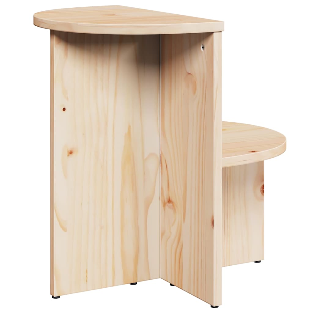 Couchtisch Natur 50 x 40 x 50 cm Massivholz Kiefer