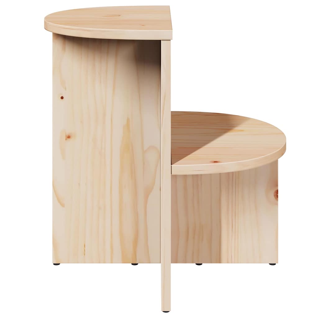 Couchtisch Natur 50 x 40 x 50 cm Massivholz Kiefer