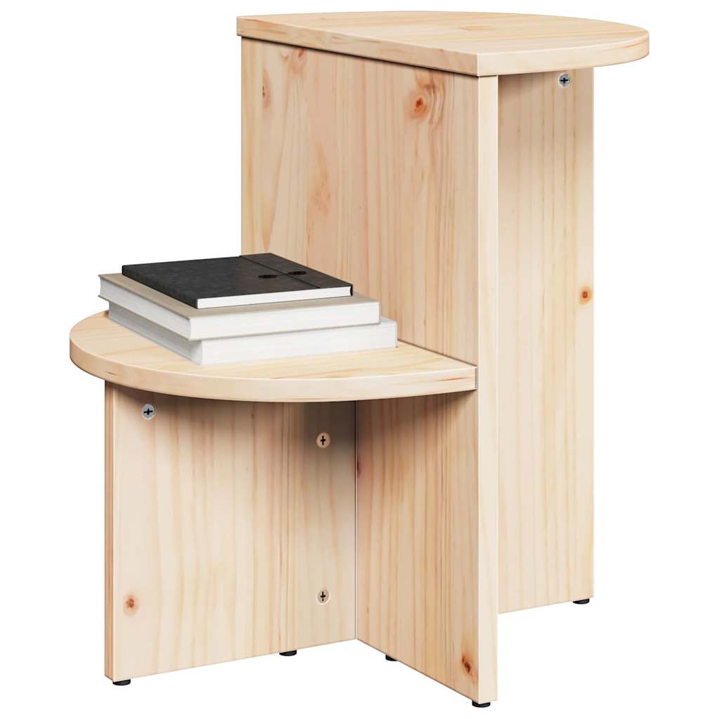 Couchtisch Natur 50 x 40 x 50 cm Massivholz Kiefer