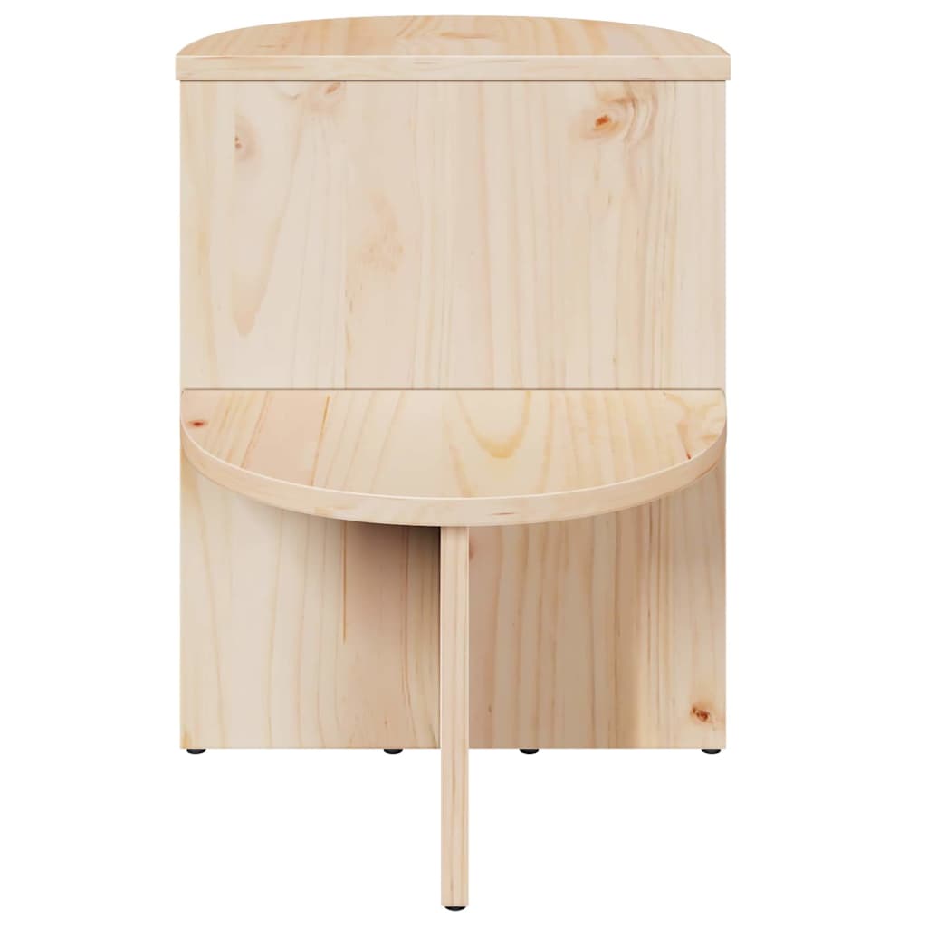 Couchtisch Natur 50 x 40 x 50 cm Massivholz Kiefer