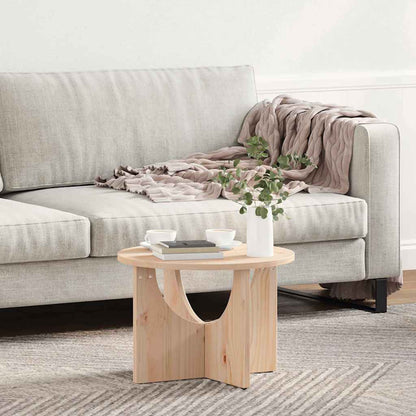 Couchtisch Natur 50 x 50 x 35 cm Massivholz Kiefer