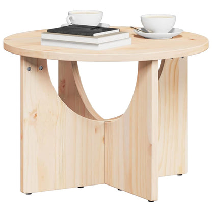Couchtisch Natur 50 x 50 x 35 cm Massivholz Kiefer