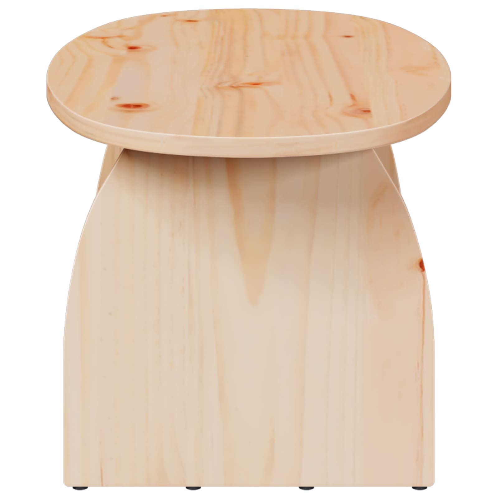 Couchtisch Braun 80 x 40 x 35 cm Massives Kiefernholz